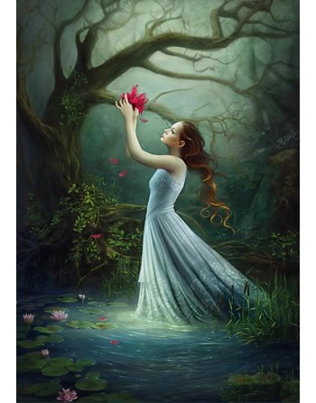 KS PUZZLE MELANIE DELON RED BLOOM 1000pcs  Παζλ Ενηλίκων