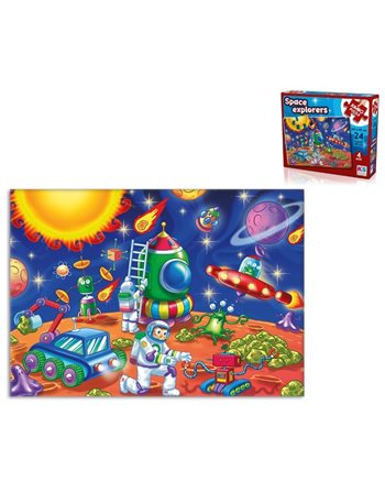 KS JUMBO PUZZLE SPACE EXPLORERS 24pcs  Kinderpuzzles