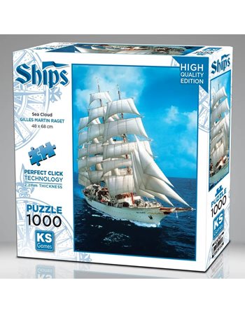 KS PUZZLE SHIPS SEA CLOUD 1000pcs  Erwachsenenpuzzles