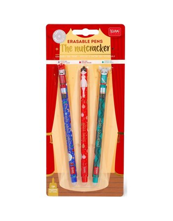 LEGAMI SET OF 3 ERASABLE GEL PENS - NUTCRACKER  Στυλό