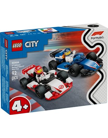 LEGO CITY FORMULA 1 F1® WILLIAMS RACING & HAAS F1® RACE CARS 60464  Lego