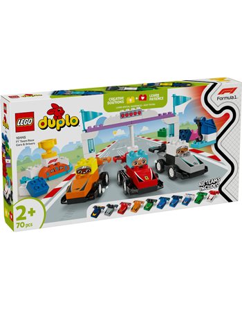 LEGO DUPLO TOWN F1® TEAM RACE CARS & DRIVERS 10445  Lego