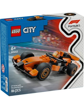 LEGO CITY FORMULA 1 F1® DRIVER WITH MCLAREN RACE CAR 60442  Lego