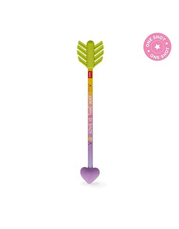 LEGAMI PENCIL WITH 2 SCENTED ERASERS GO CUPID! - SECRET HTS I LOVE YOU HB LEAD  Μολύβια Γραφής