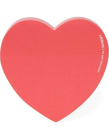 LEGAMI ADHESIVE NOTEPAD LOVELY NOTES - HEART   Bürobedarf