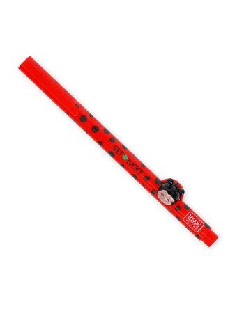 LEGAMI GEL PEN WITH ANIMAL DECORATION LOVELY FRIENDS - LADYBUG  Στυλό