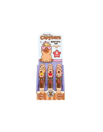 ΣΤΥΛΟ TREND 966797 CAPYBARA MINI MULTI 4COLOURS  Στυλό