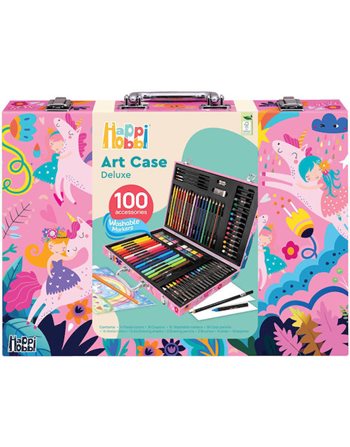 HAPPIHOBBI ART CASE DELUXE FANTASY UNICORNS WITH 100 ACCESSORIES  Malerei