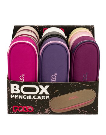 PENCIL CASE BOX DOS WHITE (937003-2501)  Ovalfedermäppchen