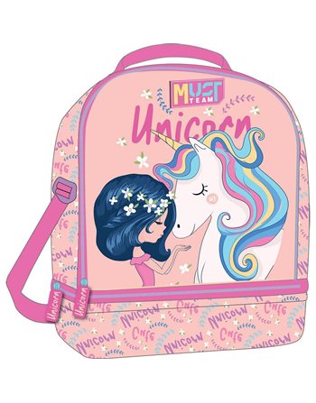 ΤΣΑΝΤΑΚΙ ΦΑΓΗΤΟΥ MUST TEAM 22x16x28 ΙΣΟΘΕΡΜΙΚΟ GIRL & UNICORN  Lunchtaschen