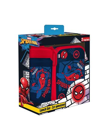 ΣΕΤ ΦΑΓΗΤΟΔΟΧΕΙΟ PP 800ml & ΠΑΓΟΥΡΙ ΑΛΟΥΜΙΝΙΟΥ 500ml SPIDERMAN  Σετ Φαγητού