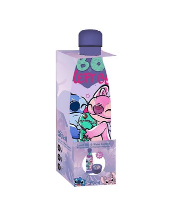 ΦΑΓΗΤΟΔΟΧΕΙΟ PP 130ML & ΠΑΓΟΥΡΙ ΑΝΟΞΕΙΔΩΤΟ 500ML ΣΕΤ STITCH & ANGEL  Essenssets