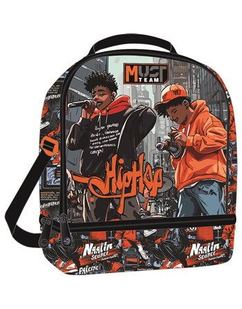 ΤΣΑΝΤΑΚΙ ΦΑΓΗΤΟΥ MUST TEAM 22x16x28 ΙΣΟΘΕΡΜΙΚΟ HIP HOP  Lunchtaschen
