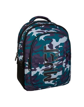 ΤΣΑΝΤΑ ΠΛΑΤΗΣ MUST TEAM ETERNAL 32x18x43 3ΘΗΚΕΣ ARMY GREEN  Rucksäcke