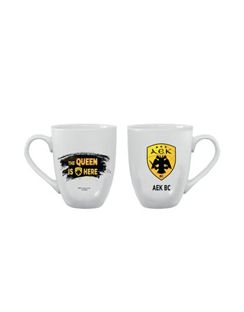 DELUXE MUG AEK BASKETBALL 1 - THE QUEEN IS HERE  Tassen