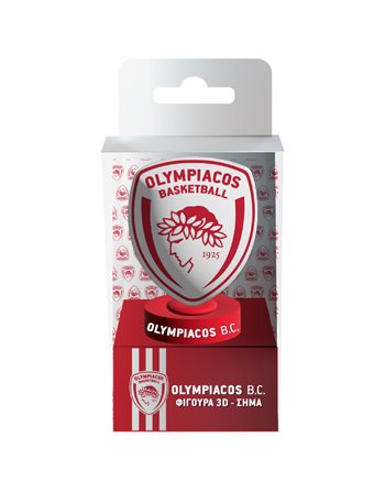 3D FIGURINE OLYMPIACOS BASKETBALL 1 - LOGO  Figuren