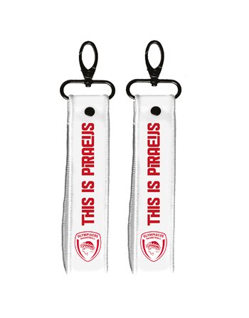 WRIST KEYCHAIN OLYMPIACOS BASKETBALL 1 RED  Schlüsselanhänger