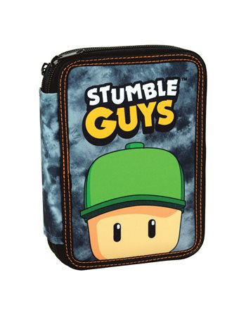 GIM DOUBLE DECK PENCIL CASE STUMBLE GUYS HAT  Gefüllte Etuis
