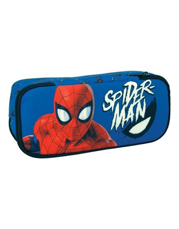 GIM PENCIL CASE SPIDERMAN EVERGREEN  Ovalfedermäppchen