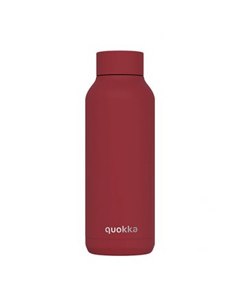 QUOKKA THERMAL SS BOTTLE SOLID FIREBRICK RED 510ml  Insulated Flasks