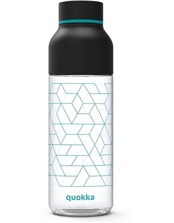 QUOKKA TRITAN WATER BOTTLE ICE GEO BLACK 720ml  Plastic Flasks