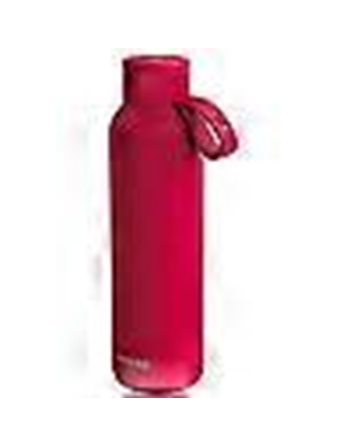 QUOKKA THERMAL SS BOTTLE SOLID WITH STRAP CHERRY RED 630ml  Insulated Flasks