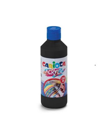 CARIOCA ACRYLIC 250ml 40431/02 BLACK  Malfarben