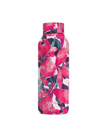QUOKKA THERMAL SS BOTTLE SOLID PINK BLOOM 510ml  Insulated Flasks