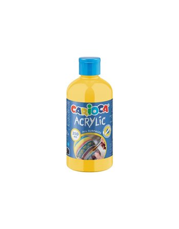 CARIOCA ACRYLIC 250ml 40431/03  PRIMARY YELLOW  Malfarben