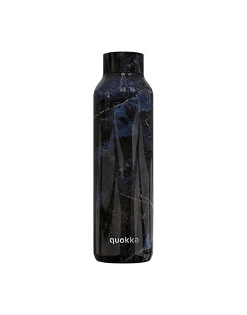 QUOKKA THERMAL SS BOTTLE SOLID BLACK MARBLE 630ml  Insulated Flasks