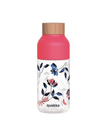 QUOKKA TRITAN WATER BOTTLE ICE BLOOMS 570ml  Plastic Flasks