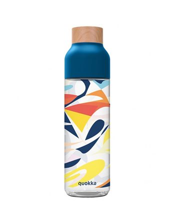 QUOKKA TRITAN WATER BOTTLE ICE ABSTRACT 840ml  Plastic Flasks