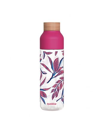 QUOKKA TRITAN WATER BOTTLE ICE OFFSET BOTANICAL 840ml  Plastic Flasks