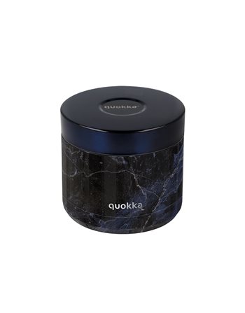 QUOKKA THERMAL FOOD JAR WHIM BLACK MARBLE 360ml  Brotdosen
