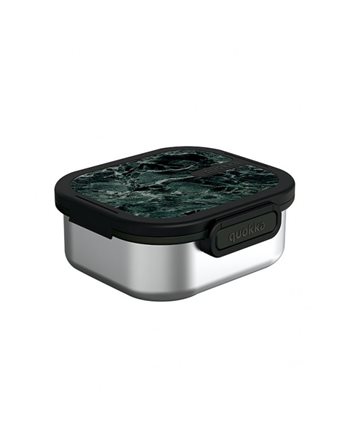 QUOKKA SS LUNCH BOX DARK STONE  Brotdosen