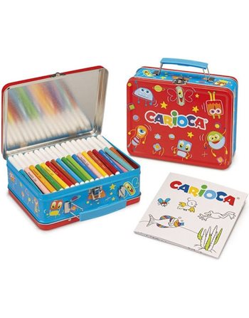 ΜΑΡΚΑΔΟΡΟΙ CARIOCA SET SCHOOL BOX 80τ. 42500/42501  Μαρκαδόροι Ζωγραφικής