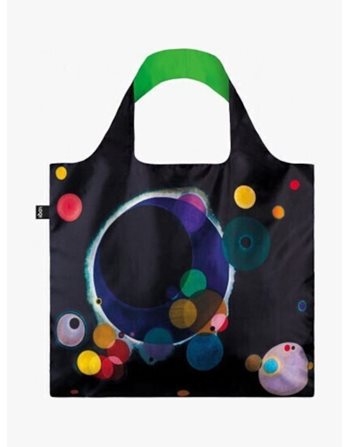 LOQI WASSILY KANDINSKY SEVERAL CIRCLES RECYCLED BAG  Einkaufstaschen