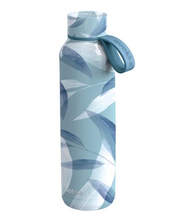 QUOKKA ΜΠΟΥΚΑΛΙ ΘΕΡΜΟΣ SOLID ΜΕ ΛΑΒΗ BLUE WIND 630ml  Παγούρια Θερμός