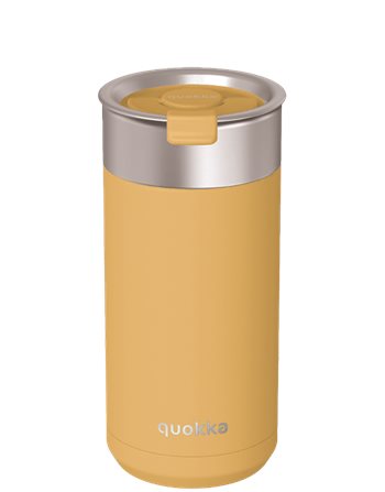 QUOKKA ΘΕΡΜΟΣ ΚΑΦΕ BOOST SAFFRON YELLOW 400ml  Παγούρια Θερμός