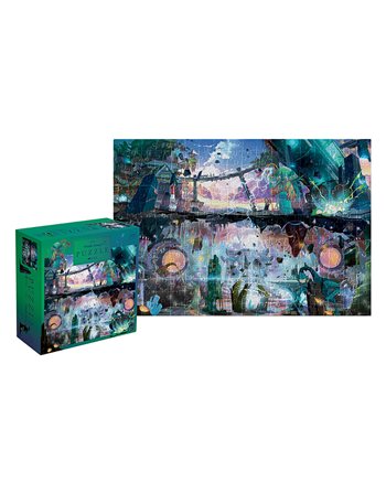 ΠΑΖΛ INTERDRUK 500 METALLIC FANTASY No4 MYSTERIOUS CITY  Erwachsenenpuzzles