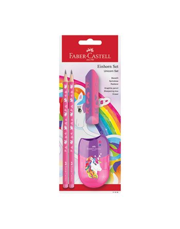 ΣΕΤ AWF 111518 UNICORN DF 2 ΜΟΛΥΒΙΑ ΜΕ ΓΟΜΑ+ΞΥΣΤΡΑ  Schreibset
