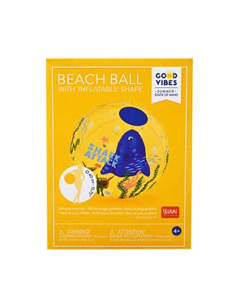 LEGAMI INFLATABLE BEACH BALL - SHARK  Balls