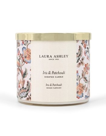 ΚΕΡΙ LAURA ASHLEY BIG JAR 400g IRIS & PATCHOULI  Kerzen