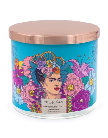 ΚΕΡΙ ΜΕ 3 ΦΥΤΙΛΙΑ FRIDA KAHLO 400gr GRACEFULL MOMENTS  Kerzen