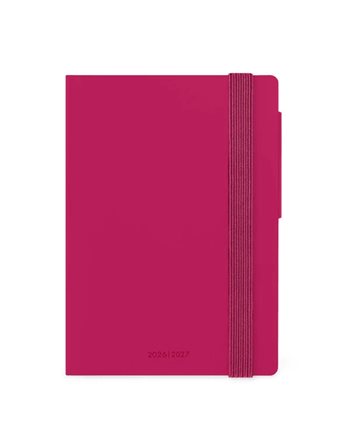 LEGAMI SMALL WEEKLY DIARY WITH NOTEBOOK 2026/2027 16 MONTHS - RASPBERRY JAM  Ακαδημαϊκά