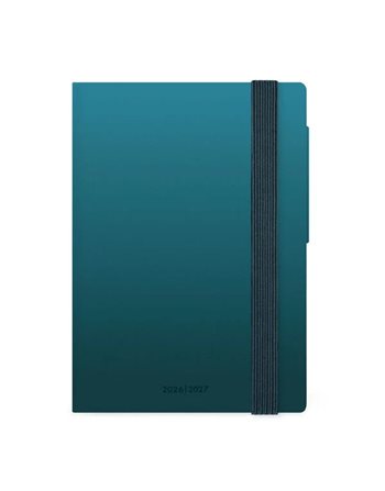 LEGAMI SMALL WEEKLY DIARY WITH NOTEBOOK 2026/2027 16 MONTHS - DEEP TEAL  Ακαδημαϊκά