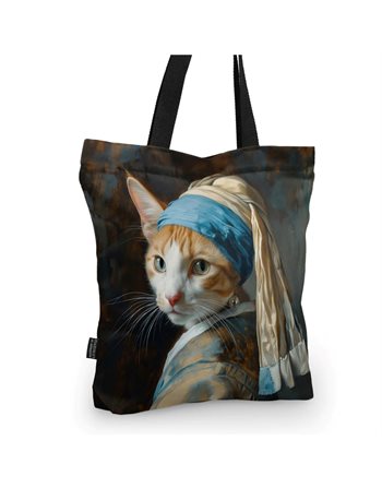 ΤΣΑΝΤΑ MEDIUM ΒΕΛΟΥΤΕ CAT WITH EARRING  Τσάντες Ώμου