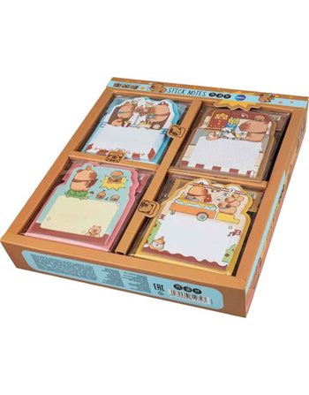 PAPER STICKY NOTES CAPYBARA 30sh 70x90mm  Post It - Χαρτάκια