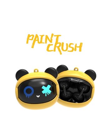 KIDDOBOO GOAT EARBUDS PAINTCRUSH (KBG08YEL)  Ακουστικά