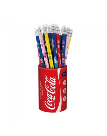 ΜΟΛΥΒΙΑ INTERDRUK COCA COLA MIX2 HB 383488  Μολύβια Γραφής